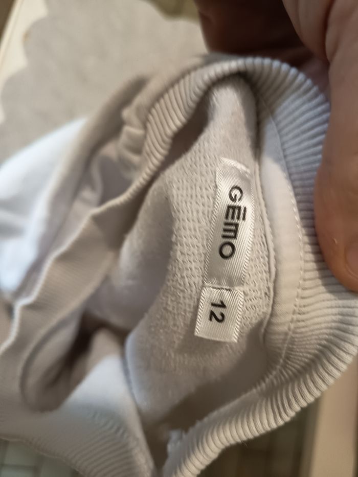 Haut croc top fille 12 ans blanc, Gemo - photo numéro 3