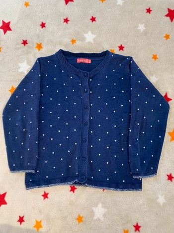 Gilet Tissaia Bleu Marine 6 Ans