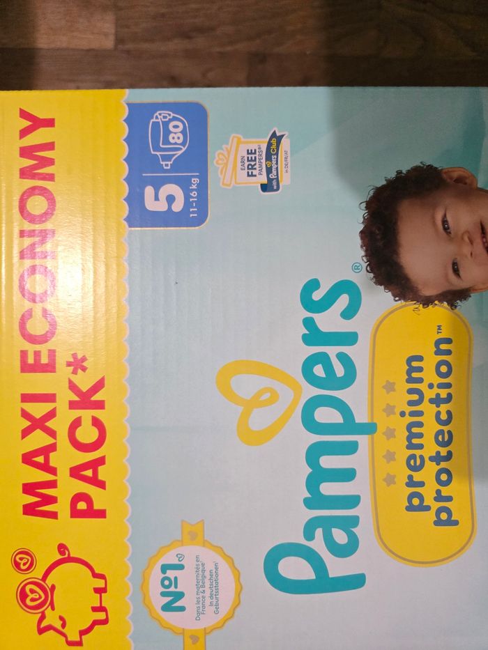 🌟 Pampers premium protection 2x80 couches - Taille 5 (11 - 16 kg) 🌟 - photo numéro 2