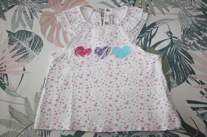 Tee-shirt débardeur en blanc de Orchestra en 18 mois