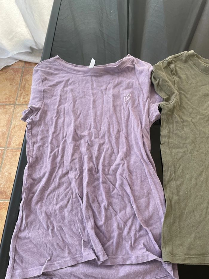 Lots de deux T-shirts H&M en taille XS - photo numéro 2