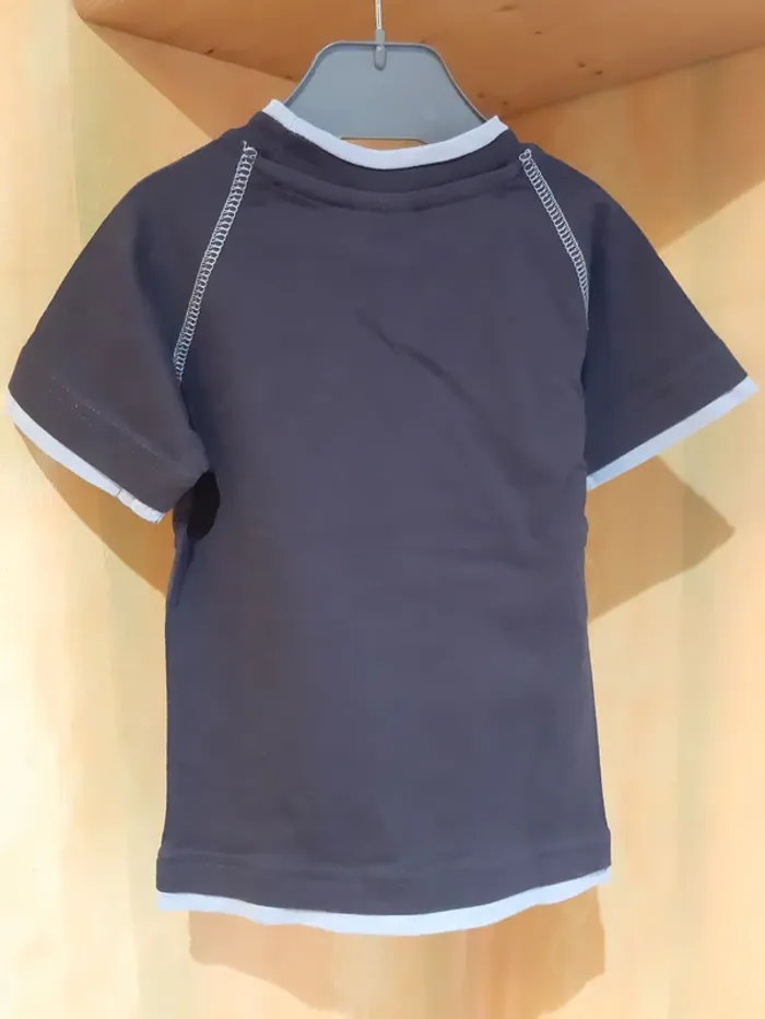 Lot de 2 t-shirts manches courtes 2 ans - photo numéro 5