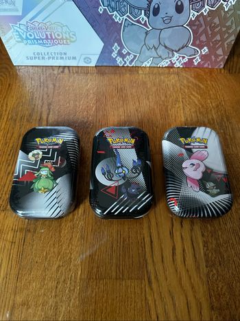 Pokémon mini tin foudre noire flammes blanches