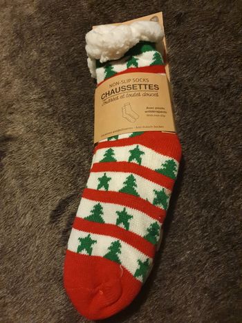 Chaussettes fourrées Noël