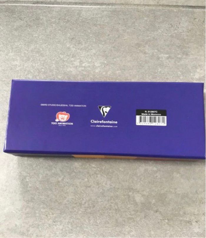 range stylos, trousse carton dragon ball super neuve jamais utilisée clairefontaine - photo numéro 4