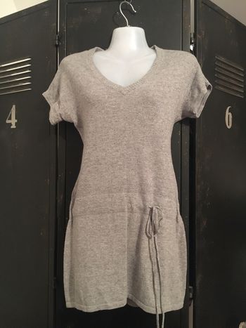 Tunique chaude manches courtes gris taille 1