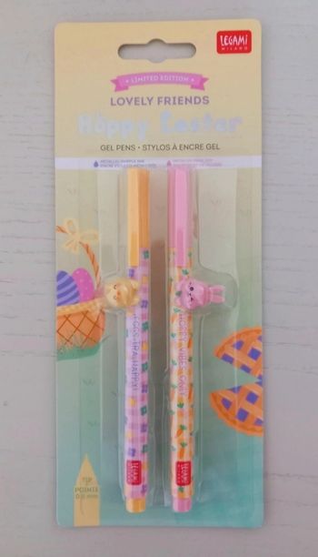 Legami Pâques 2026 - 2 stylos Lovely Friends
