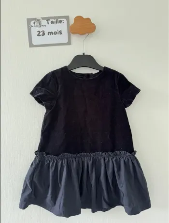 Robe velour - taille 23 mois 🌸