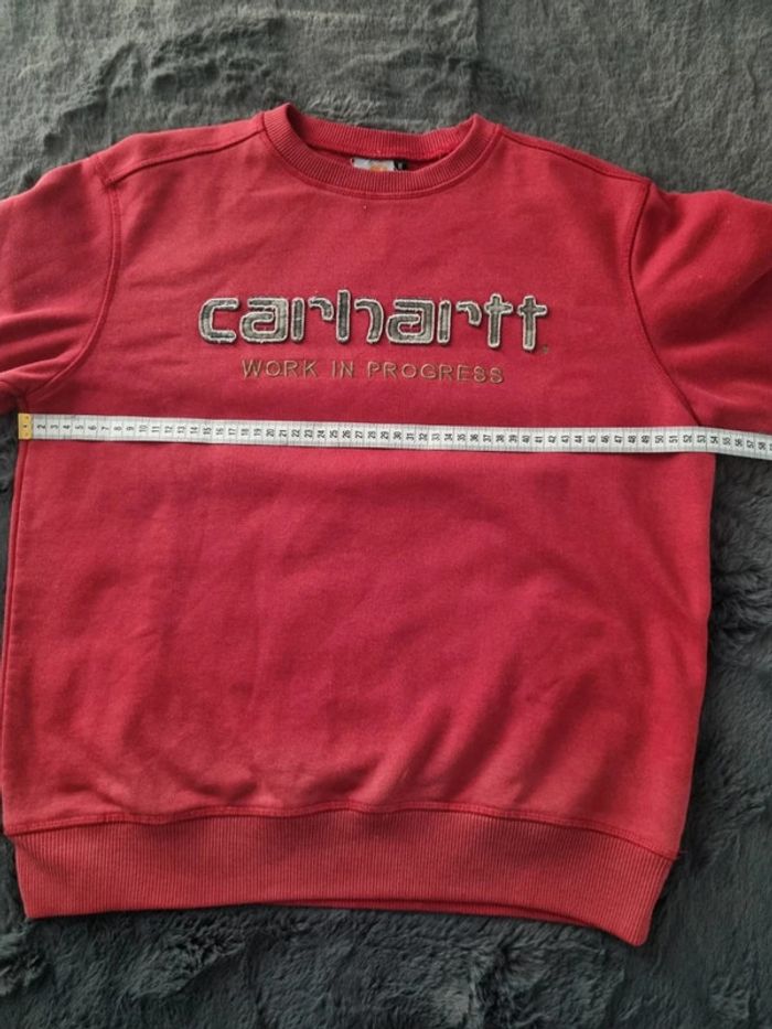Sweat Carhartt rouge – Taille M Hommes - photo numéro 6