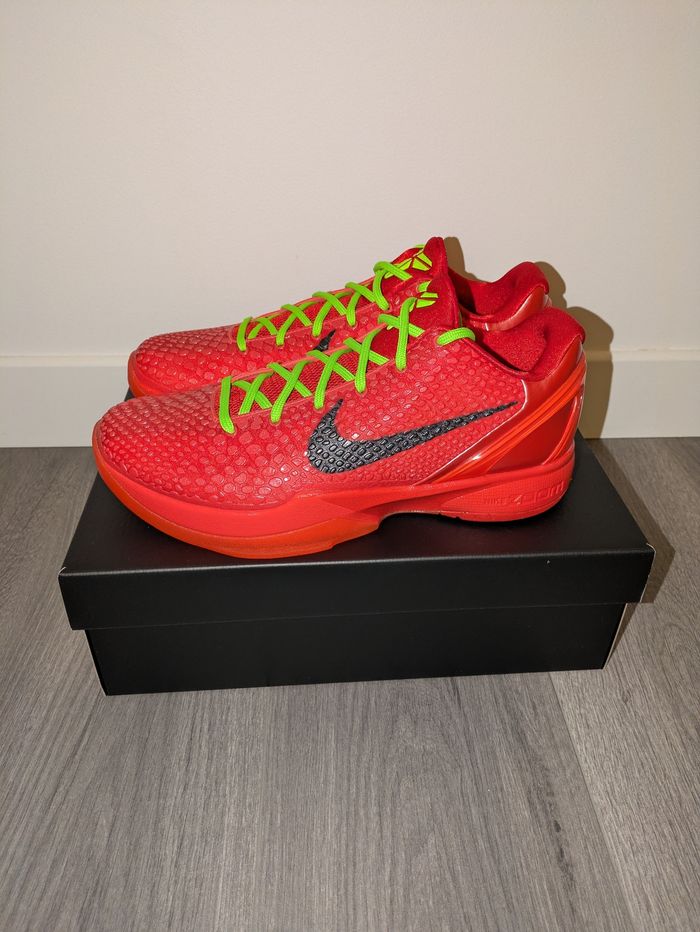 Nike kobe VI protro reverse grinch 2023 10us 44eu neuves DS Facture Snkrs - photo numéro 3