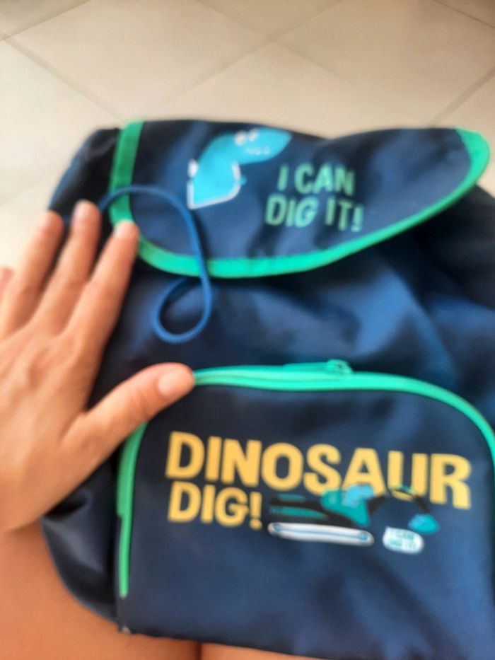 Sac-cartable dinosaure - photo numéro 2