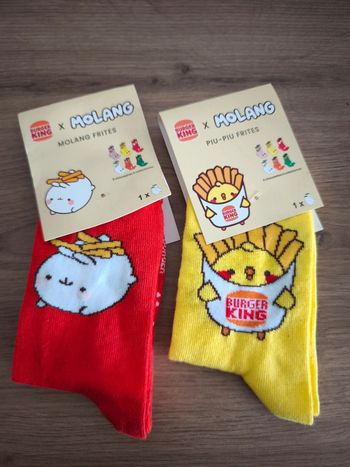 Chaussettes Molang Burger King