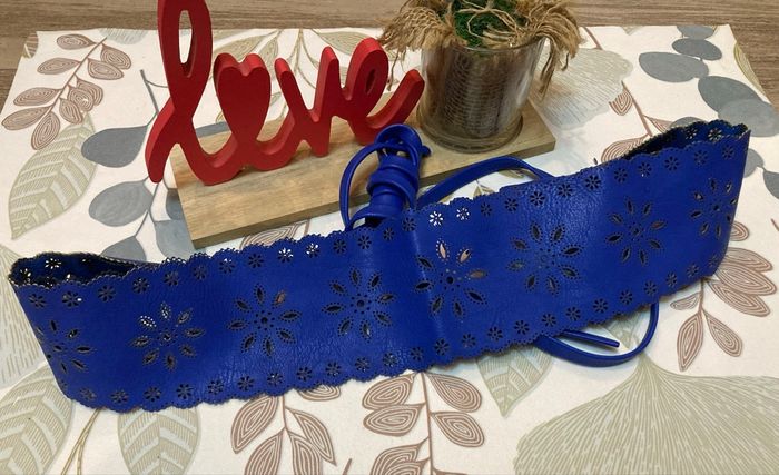Ceinture bleue - ajustable - photo numéro 3