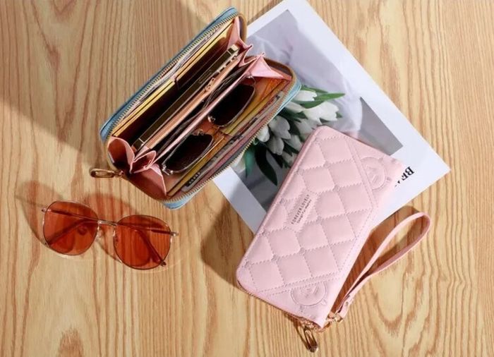 Porte-feuille femme rose - photo numéro 3