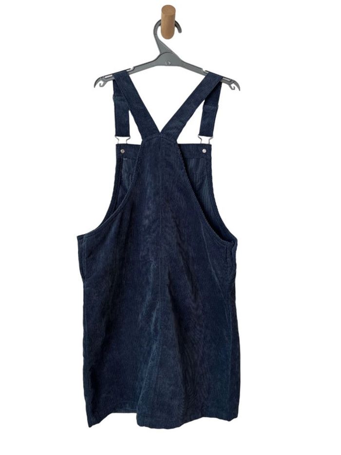 Robe-salopette grise en velours côtelé - taille 158/164cm (14 ans) - photo numéro 4