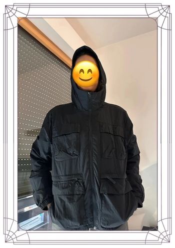 Veste à capuches et poches doublée en polaire toutes saison Noire Hollister en Taille S