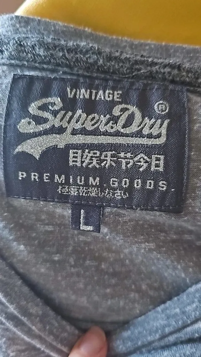 Tee shirt superdry gris L - photo numéro 5