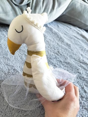 Peluche cocotte tissu