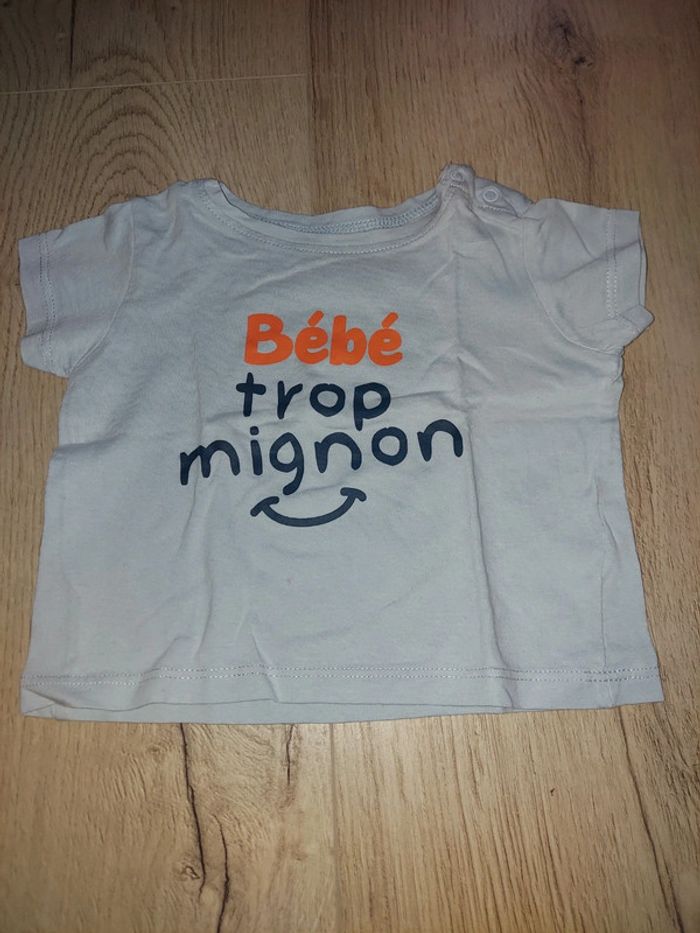Tee-shirt mc 12 mois tbe