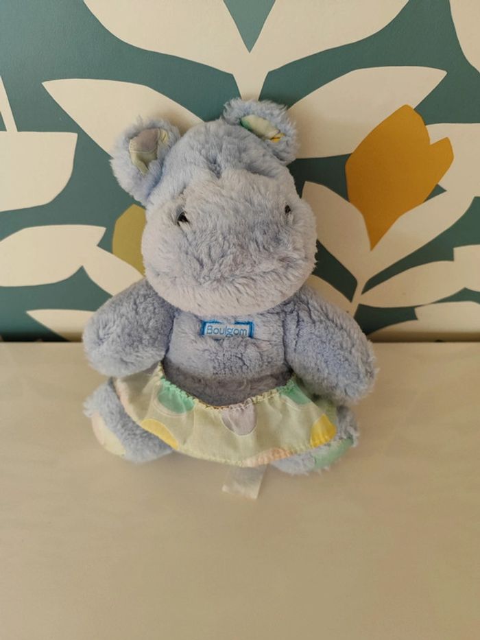 Peluche doudou hippopotame boulgom