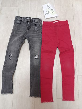 Jeans fille 8 ans