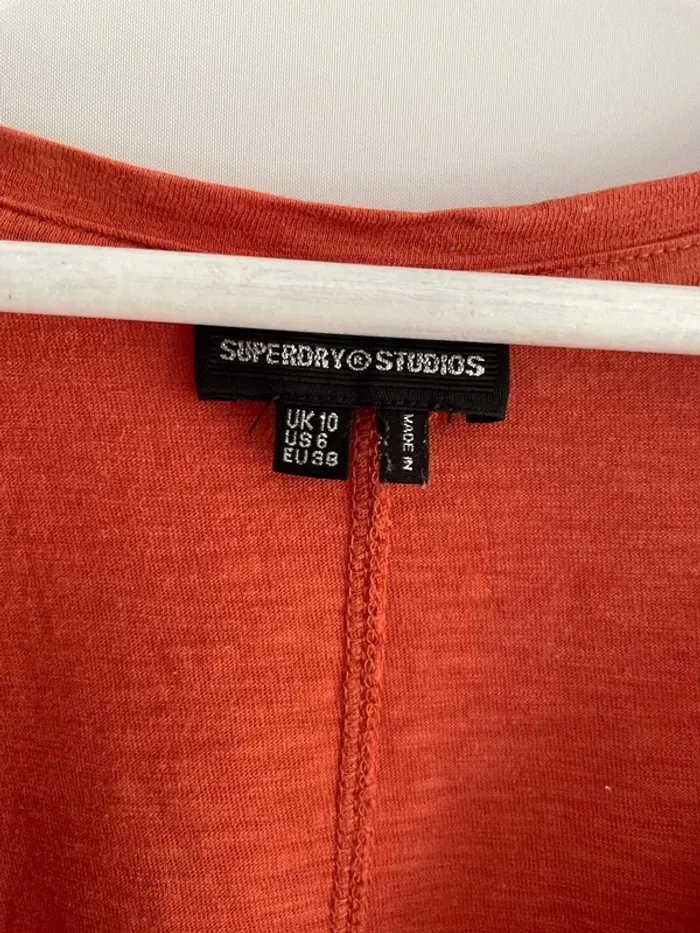 T-shirt orange 38 superdry - photo numéro 3