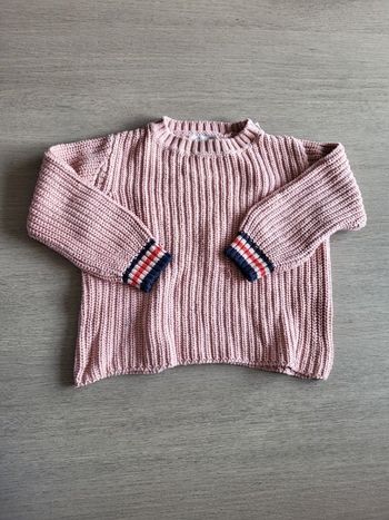 Pull en laine rose