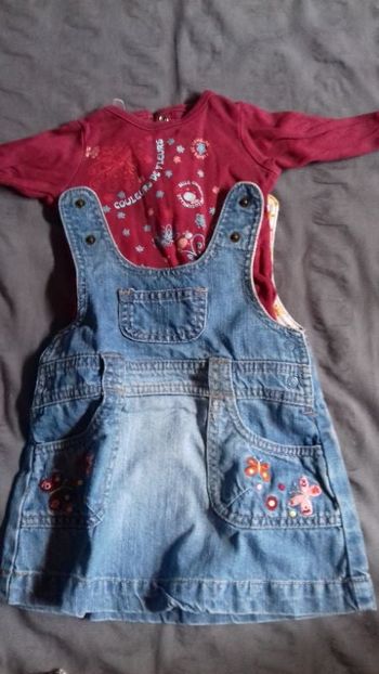 Robe H&M + tee-shirt (sans marque)