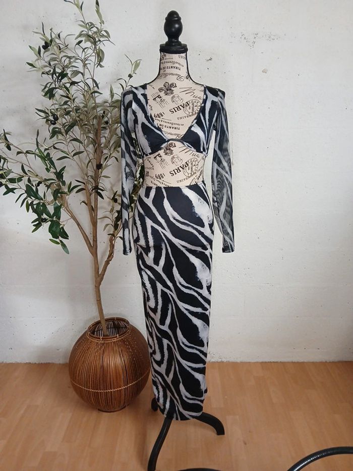 Ensemble sexy imprimé zébré – Taille S - photo numéro 2