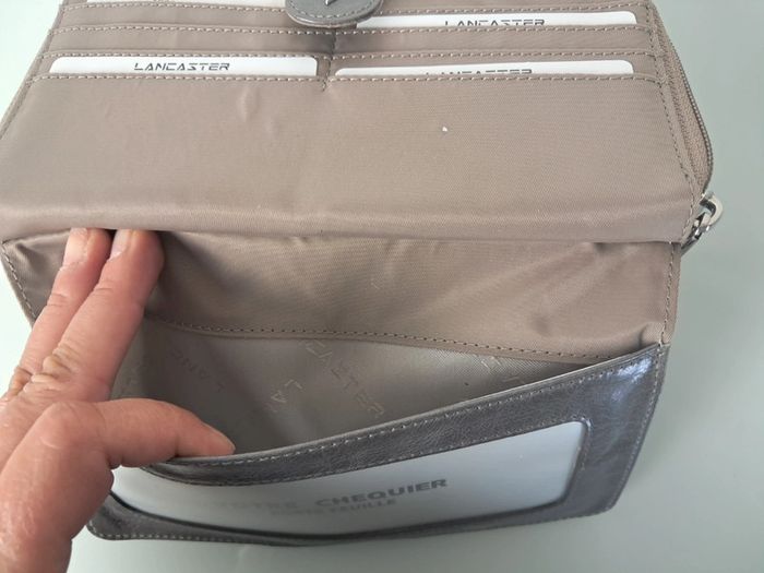 Lancaster portefeuille beige neuf - photo numéro 8