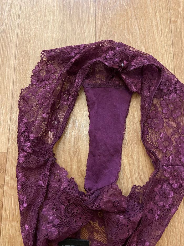 Culotte brésilienne en dentelle 38 - photo numéro 4