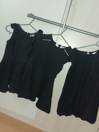 Robe noir effets brillant