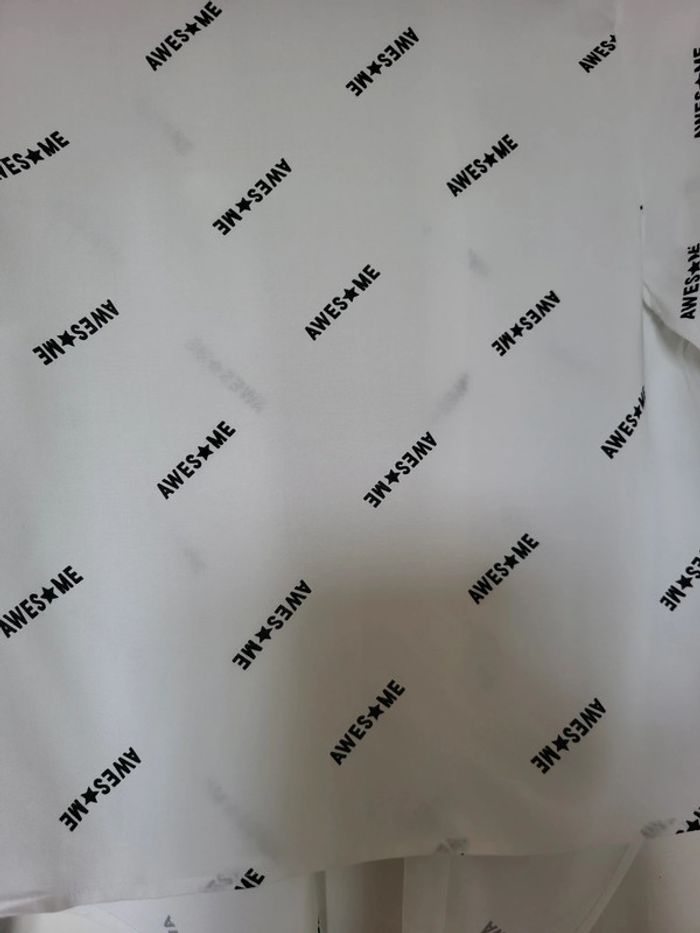 chemise banche à motif - photo numéro 3