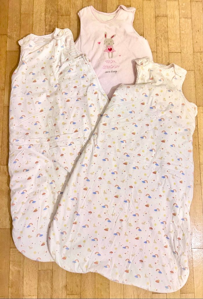 Lot 3 gigoteuses Hiver TOG 3 (Bout'chou & Sucre d'Orge)