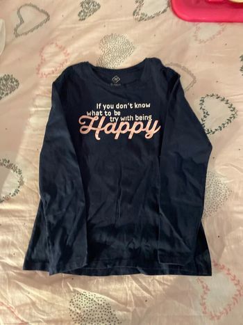 Tee shirt manches longues Tex basic taille 8 ans