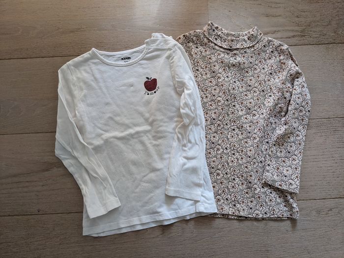 Lot de 2 t shirts coton bio 36 mois - photo numéro 4