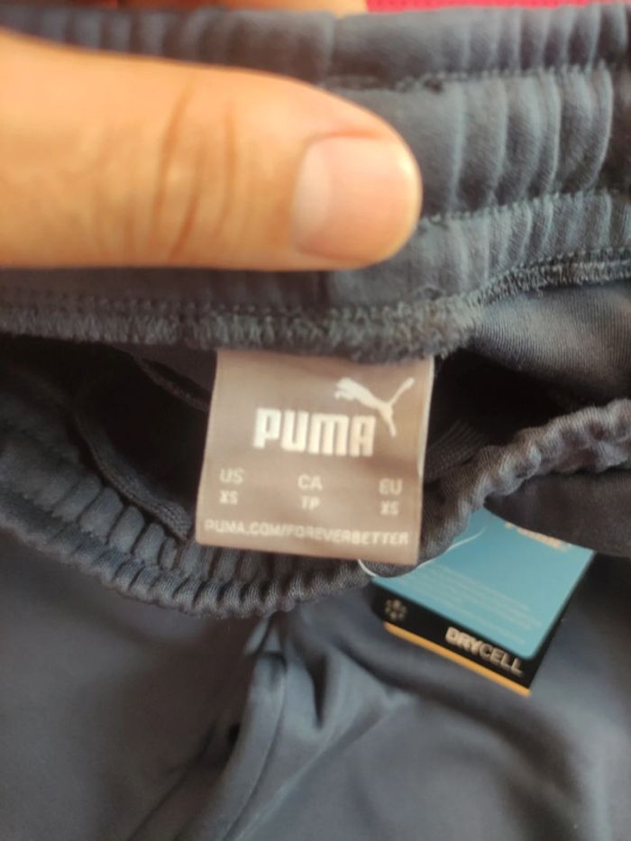 Pantalon de foot Manchester City, Puma Authentique Officiel taille enfant 12/13 ans, Neuf - photo numéro 6