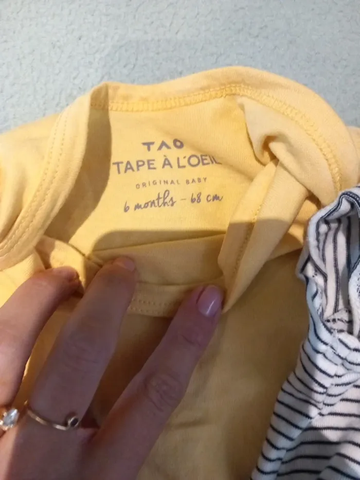 Deux body manches courtes TAO - photo numéro 4