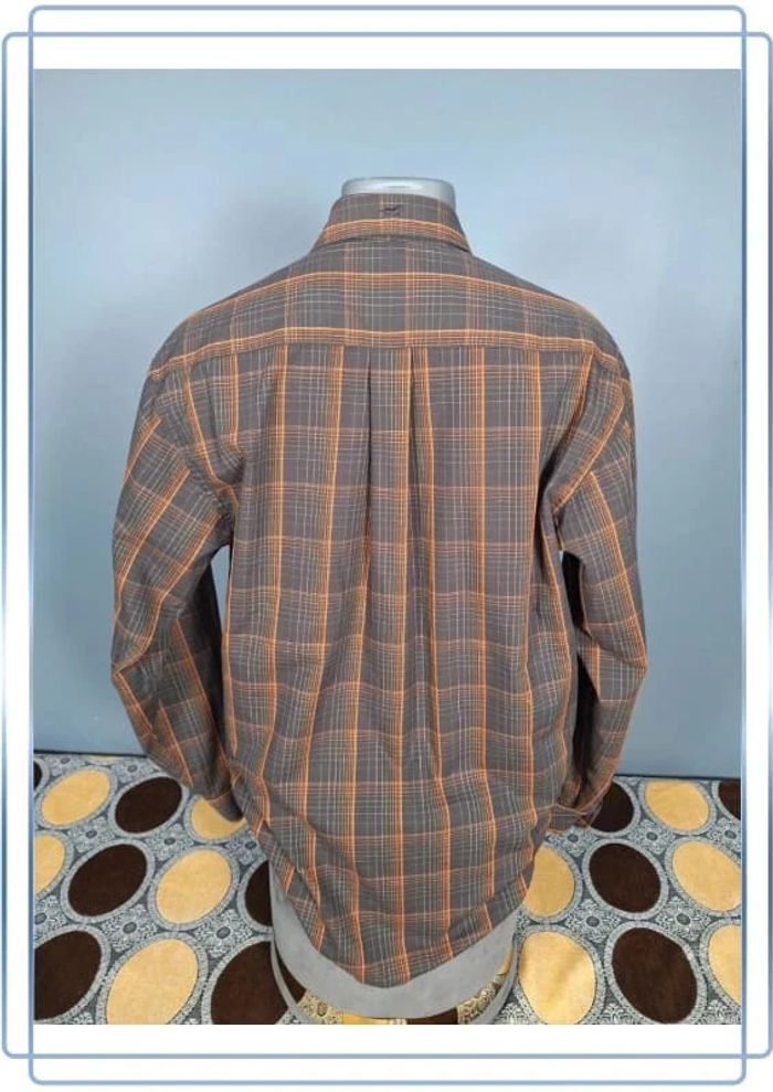 chemise manches longues formen a carreaux / homme taille M / full broderie (407) - photo numéro 7