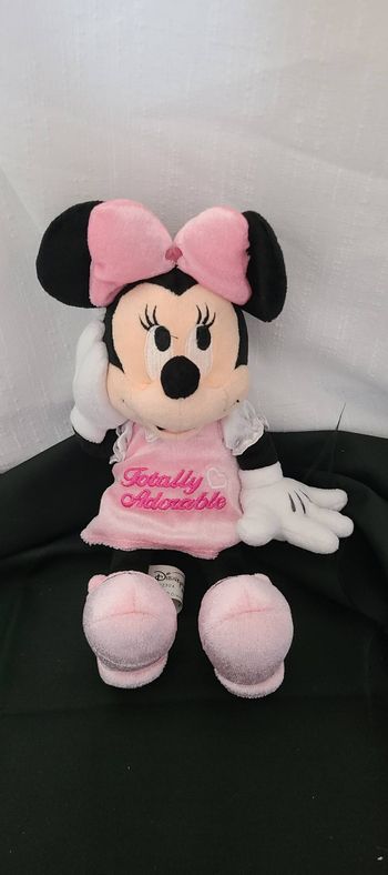 peluche doudou minnie marque disneyland - 28 cm totally adorable