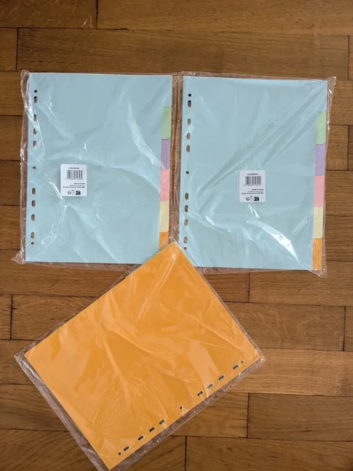 Exacompta Forever - Intercalaire 6 positions - A4 - carte recyclée couleurs pastel - photo numéro 4