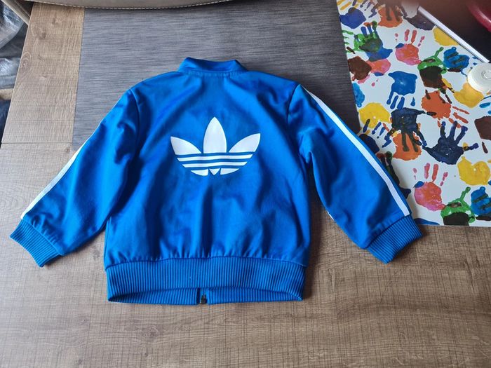 Veste jogging Adidas 9 - 12 mois - photo numéro 4