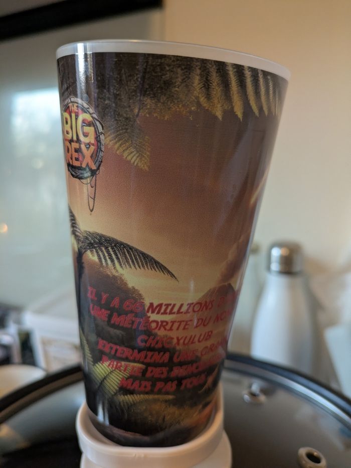 Verre plastique Dinausore - photo numéro 2