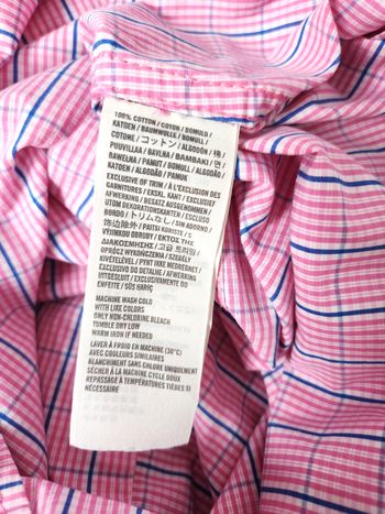 Chemise Abercrombie & Fitch à carreaux rose clair - Taille M