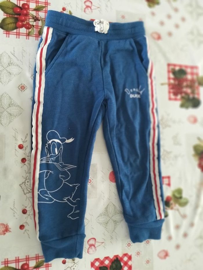 Jogging bleu donald disney (3 ans) avec poche arrière