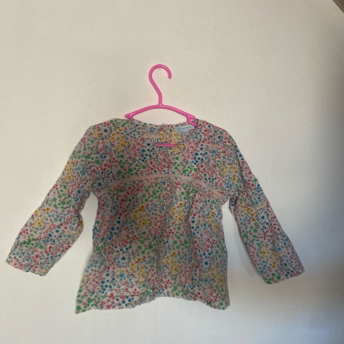 Blouse fleurie