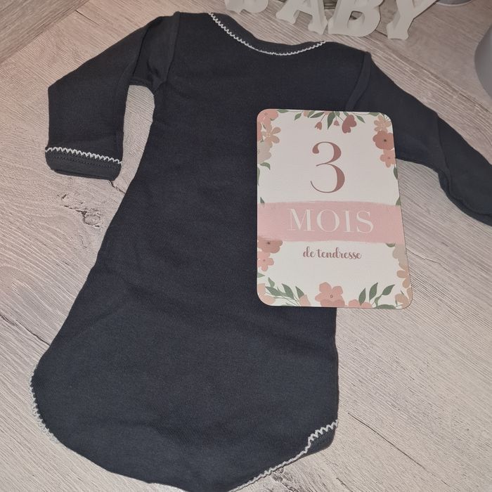 Body manches longues 3 mois Petit bateau - photo numéro 4