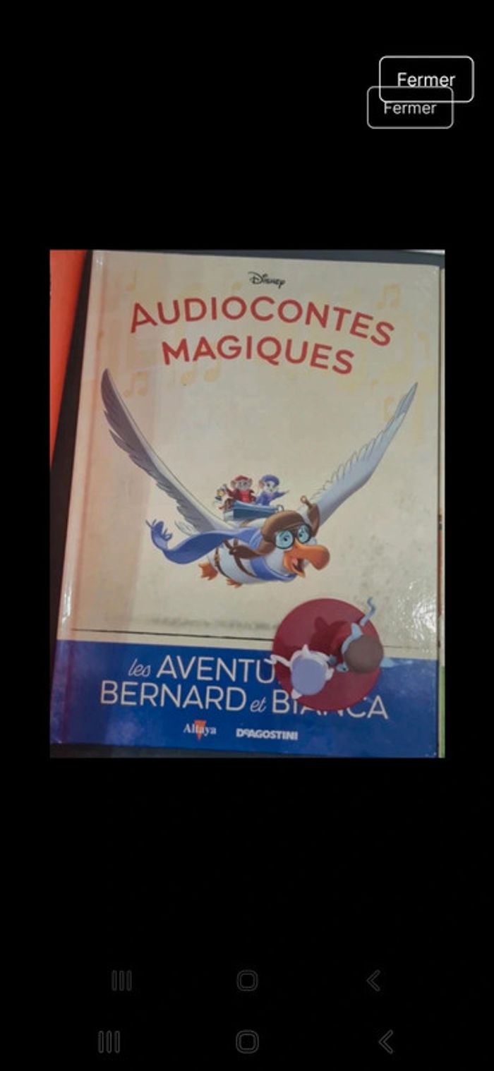 Numero 32 collection des audiocontes Magiques Disney altaya livre et figurine audio compte