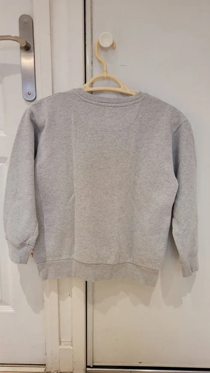 Pull gris légèrement pailleté Levi's 66% coton - photo numéro 2