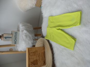 Jolie pantalon legging court été vert orchestra mixte bébé garcon bébé fille 1 mois 54cm